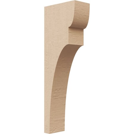 Ekena Millwork 2"W x 4"D x 12"H Thin Yorktown Rough Cedar Woodgrain TimberThane Corbel, Primed Tan CORUR02X04X12YORRCPR